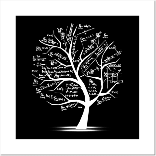 Math Tshirt Teacher Class Ap Calculus Algebra Tree Cool Posters and Art